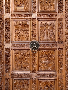 Church door ornament doorknocker