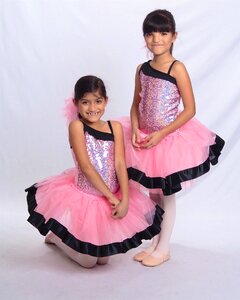 Twin dance girl photo