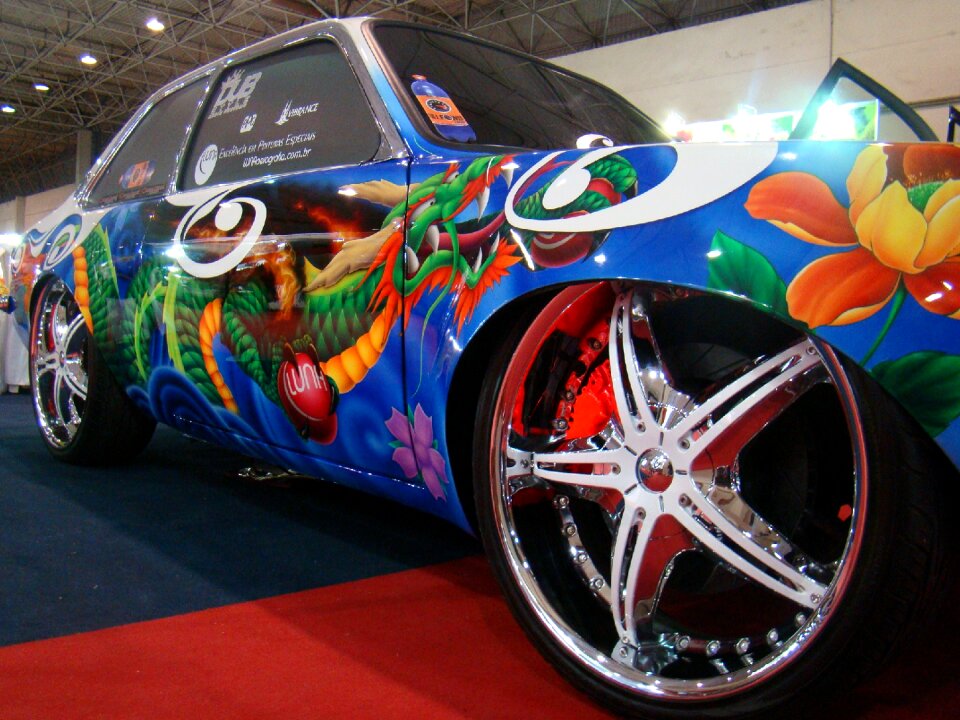 Wheels exposure painting
