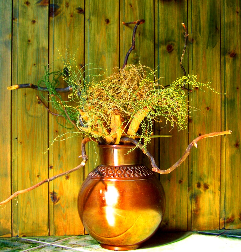 Fantasy dried flower bouquet green