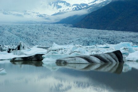 Glacier ice arctic photo