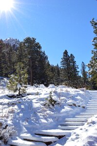 Sunshine colorado winter photo