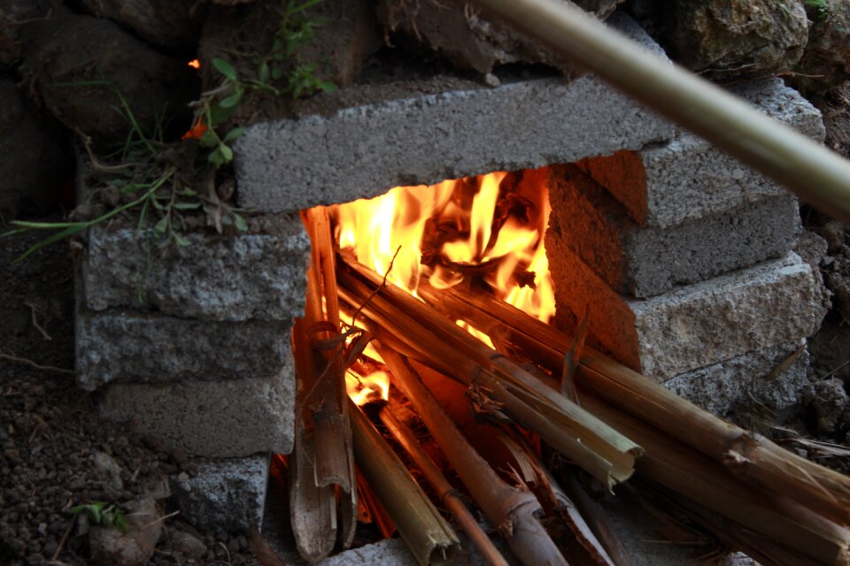 Fire farmhouse picnic