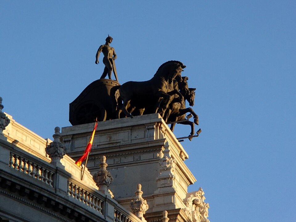 Quadriga horse monument