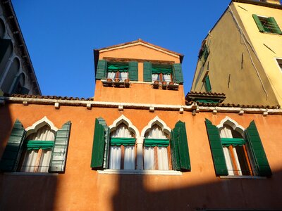 Architecture facades italy