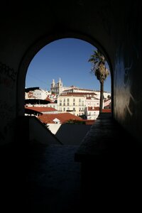 Landscape lisbon monument