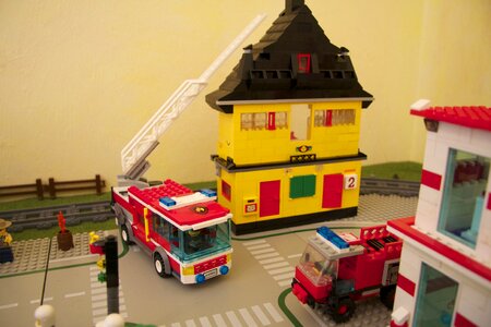 Building blocks toys built photo