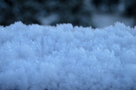 Cold snowflake texture photo