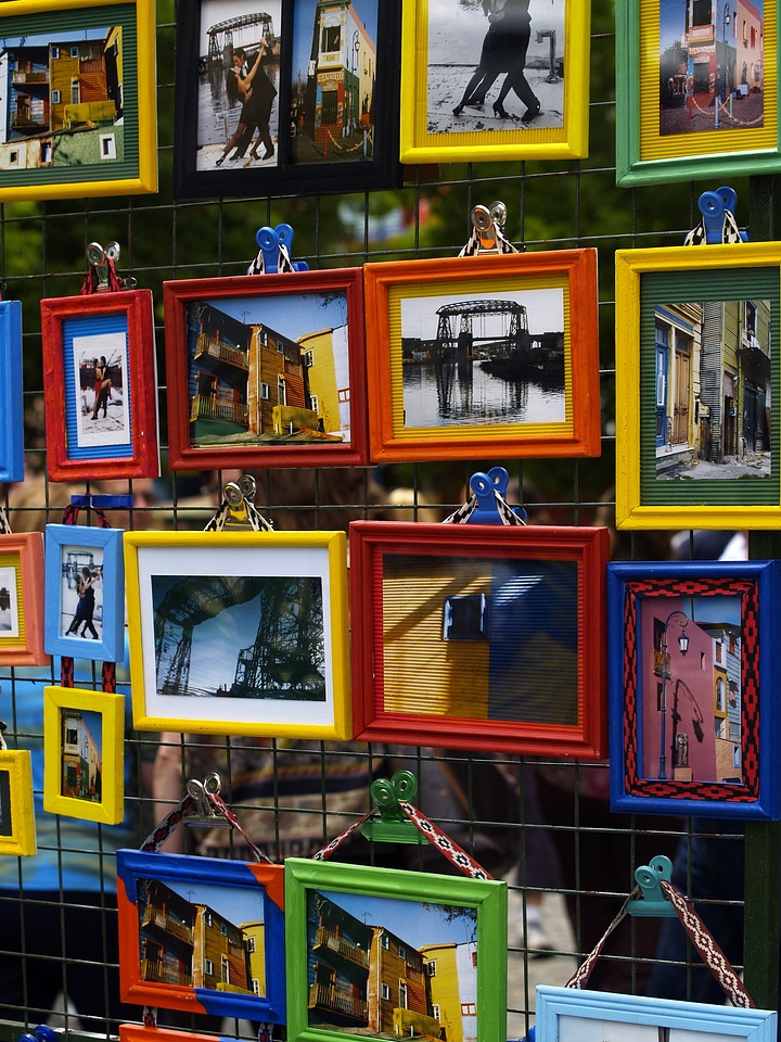 Artwork colorful buenos aires