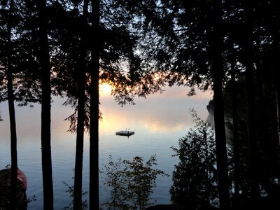 Upper saranac lake dawn