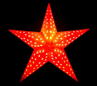 Lights stars flicker