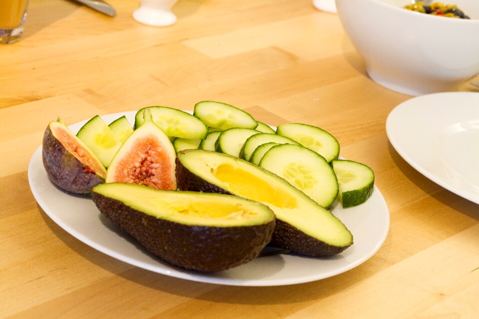 Fruit vegetables breakfast