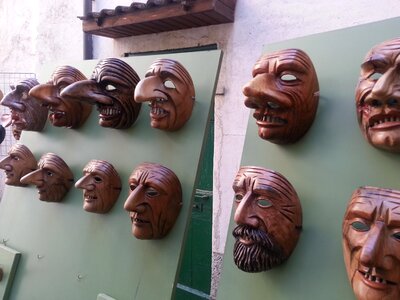 Carving carved masks italy