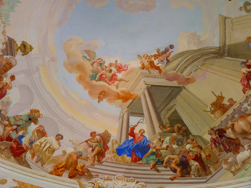 Neresheim church painting