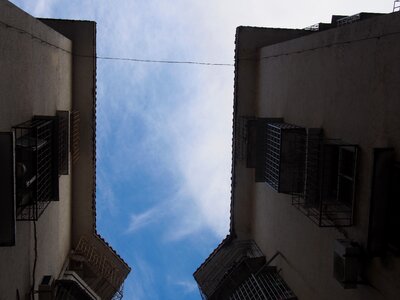 Xiamen houses blue sky