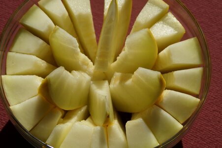 Yellow eat fruit