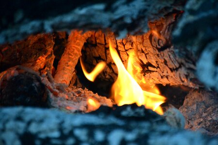 Burn warm campfire photo