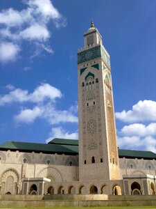 Mosque tower casablanca photo