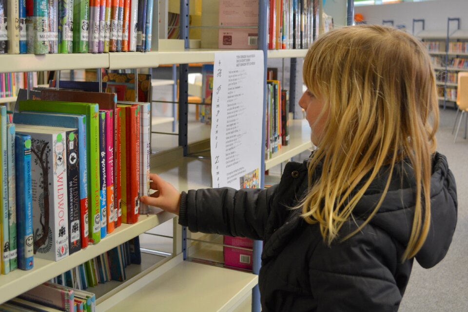 Library books read photo