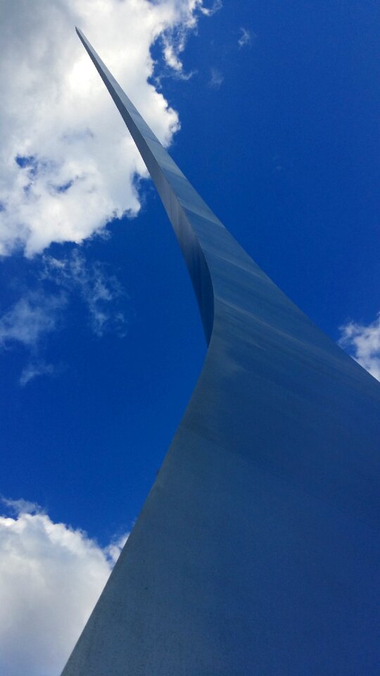Memorial blue spire