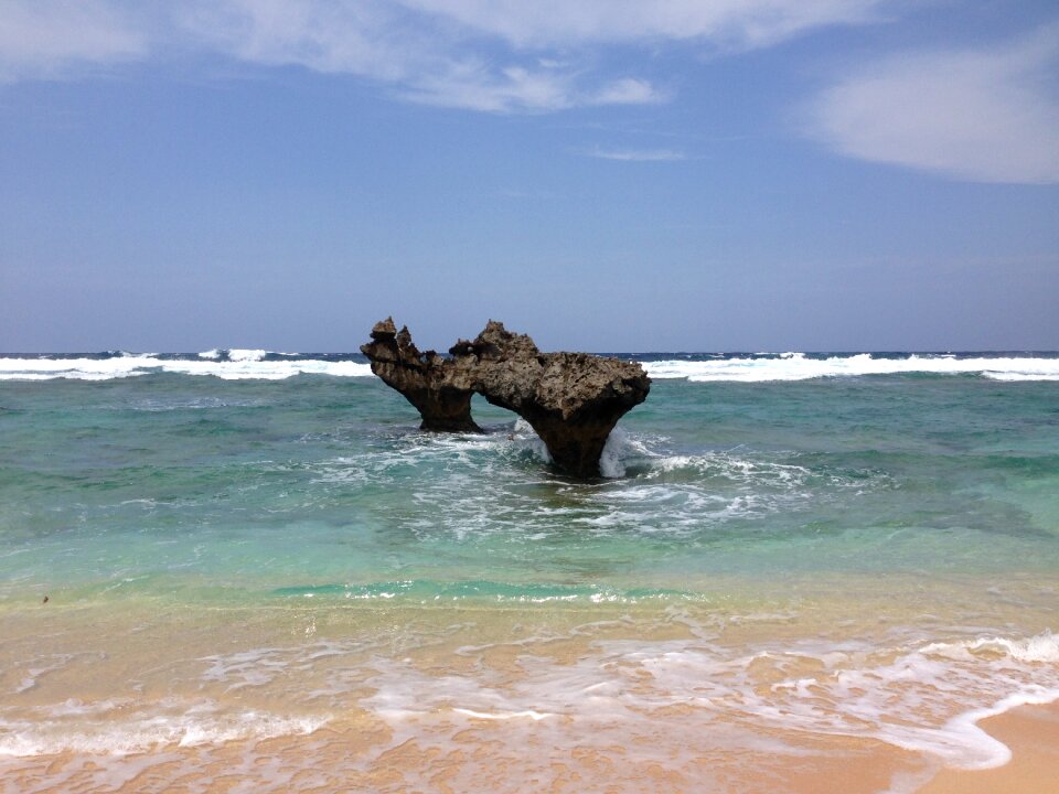 Okinawa sea heart rock
