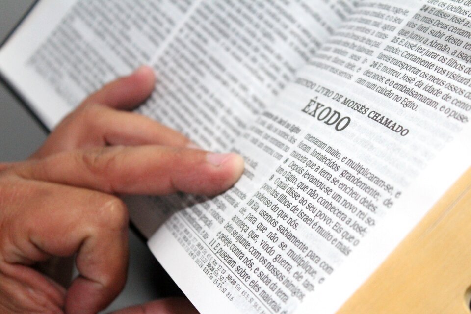 Reading bible worship
