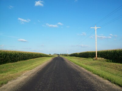 Blacktop rural photo