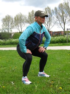 Outdoor squat fitness