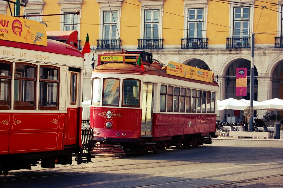 Portugal tram urban photo