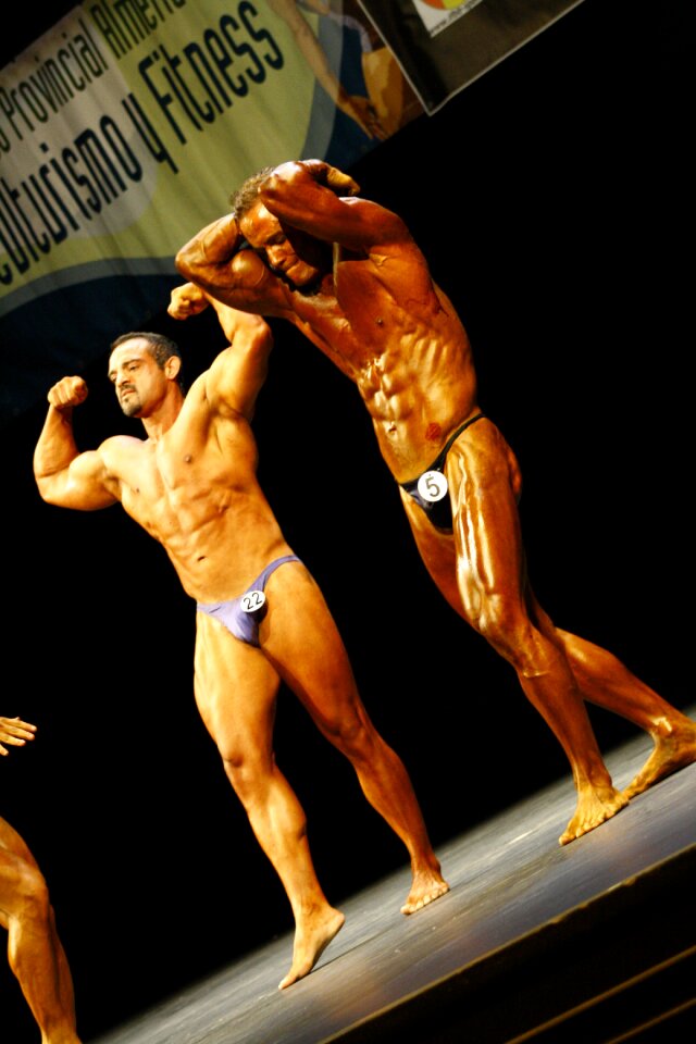Bodybuilding fitness model