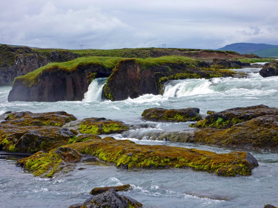 Waterfall iceland gradually