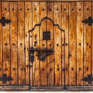 Door wood architecture