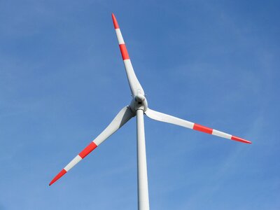 Wind power wind turbine power generation photo
