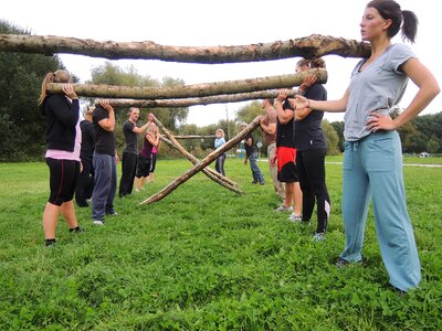 Group training crossfit bootcamp photo