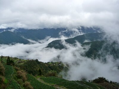 Taiwan guanwushan clouds