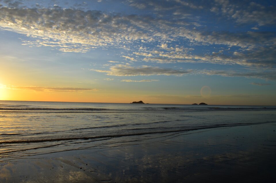 Ocean sea sunset