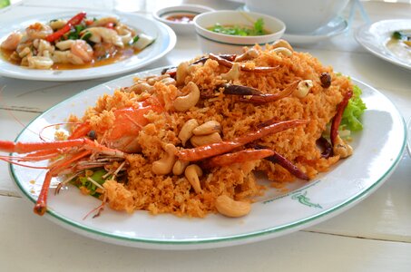 Meal asian seafood photo