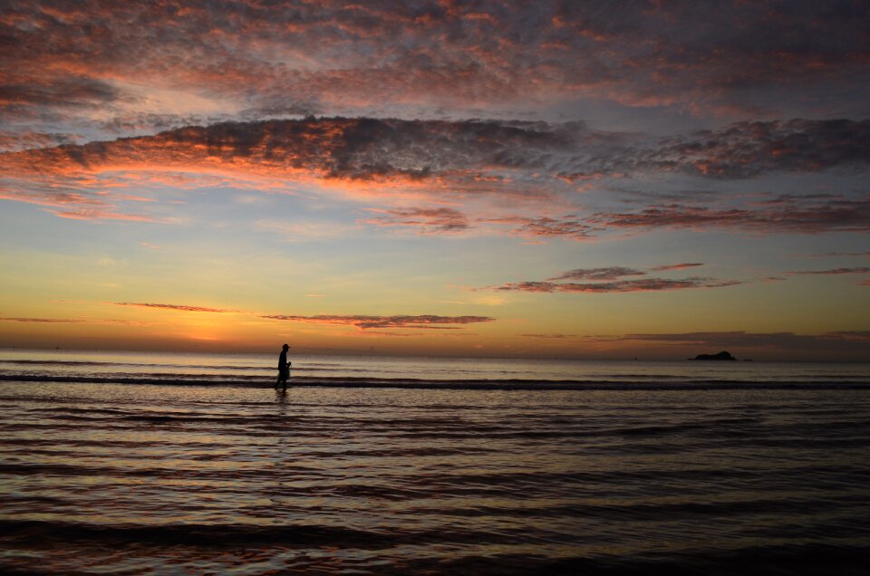 Ocean sea sunset