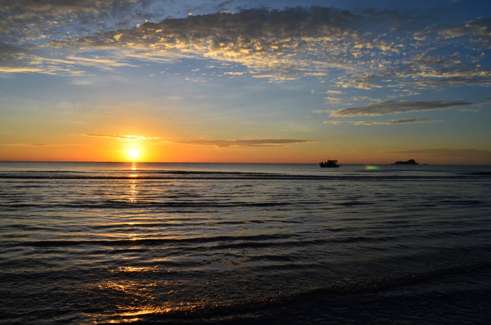 Ocean sea sunset