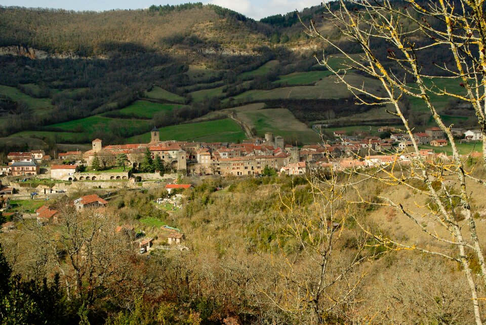 Holy eulalie of cernon medieval village ramparts
