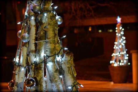 Decorations festive night photo