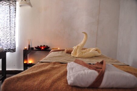 Luxury spa relaxation massage photo