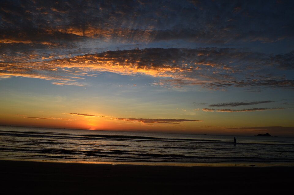 Ocean sea sunset