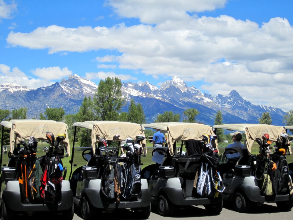 National park blue golf