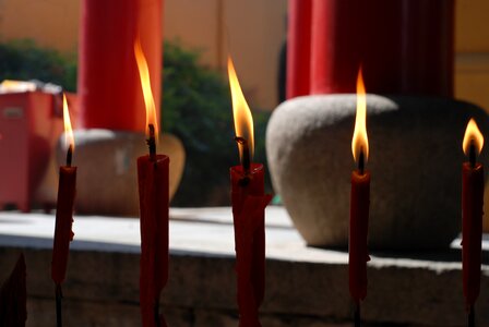 Candle close-up candlelight photo