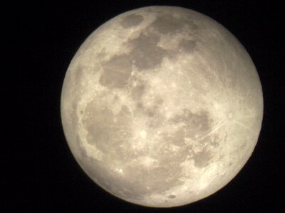 Night sky full moon