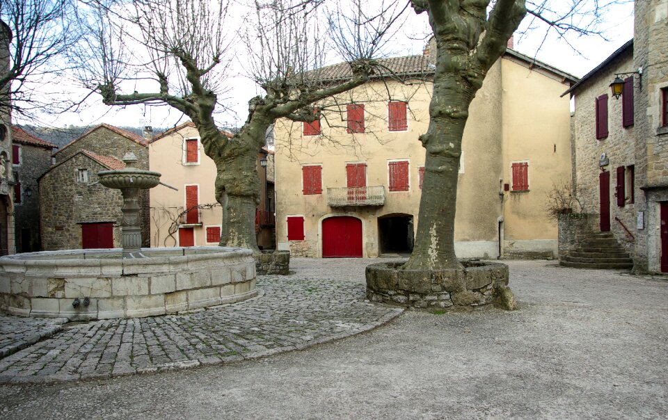 Medieval place fountain