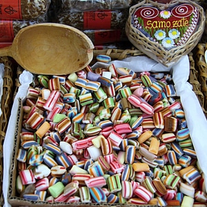 Sugar delicious colorful