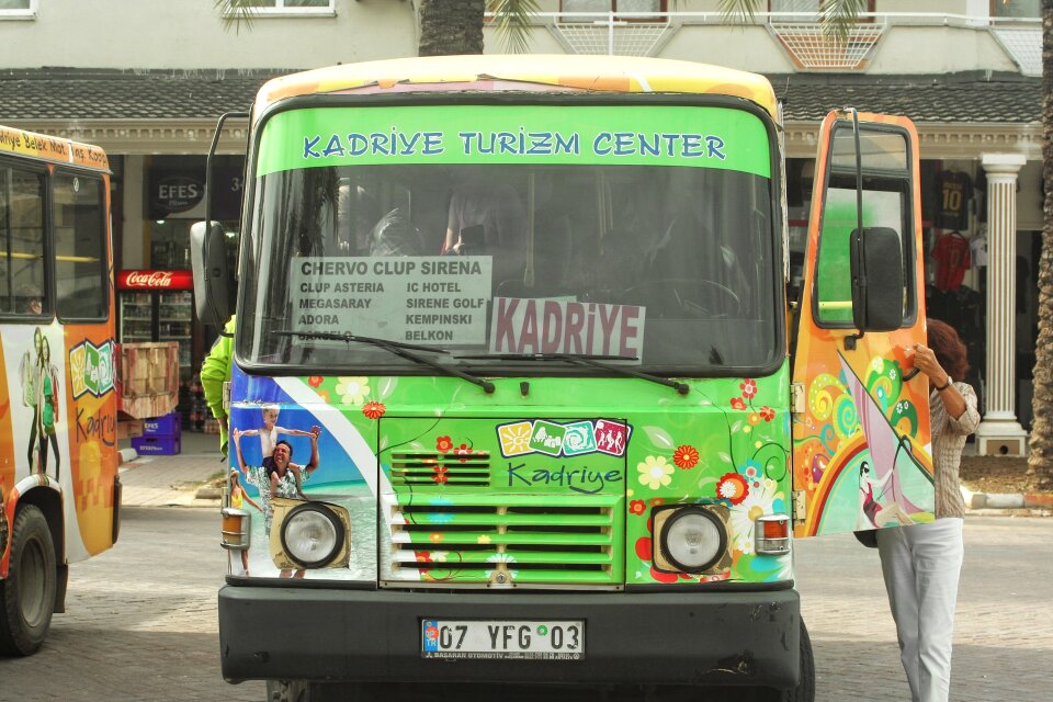 Taxi dolmus passenger transport