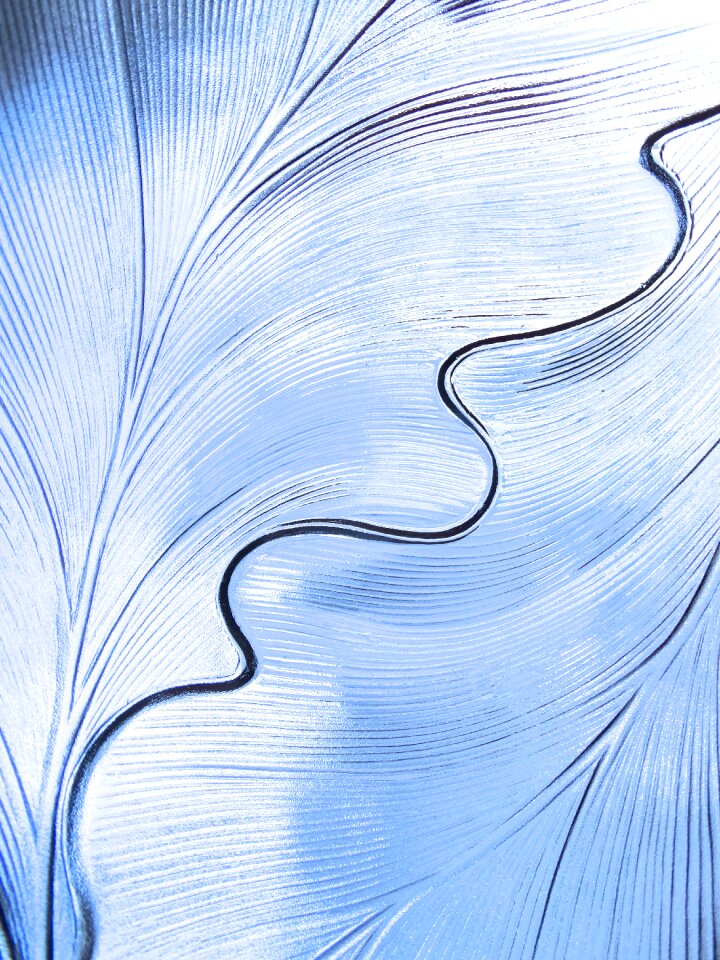 Glass patterns background blue
